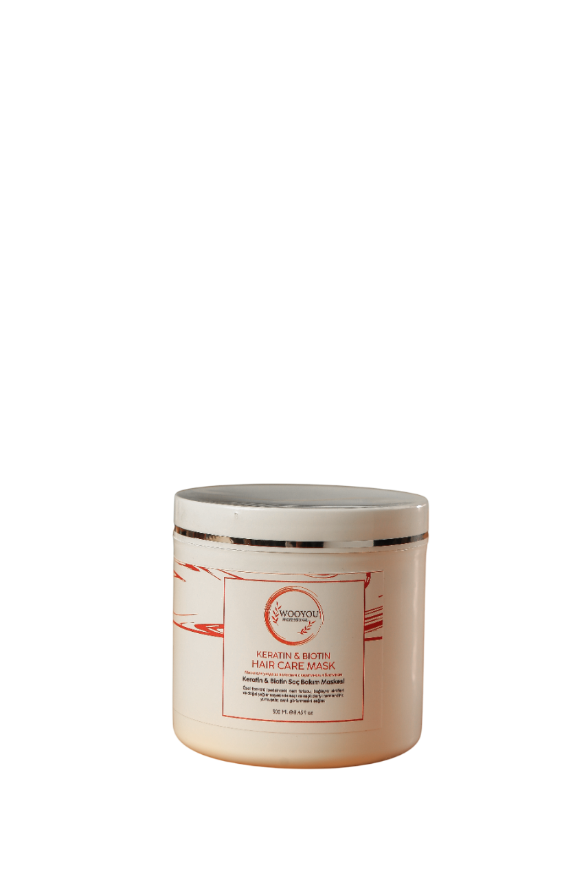 Keratin & Biotin Saç Maskesi – Onarıcı, Güçlendirici ve Nemlendirici – 500 ml